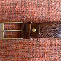 Cintura vera pelle uomo 105/56 marrone