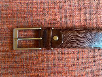 Cintura vera pelle uomo 105/56 marrone
