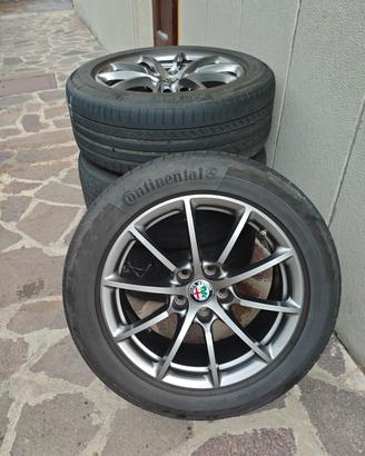 Ruote estive (Cerchi Gomme Sensori) Alfa Giulia