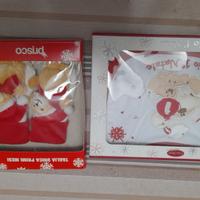 Bavagliolo Primo Natale e calzine natalizie