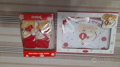 Bavagliolo Primo Natale e calzine natalizie