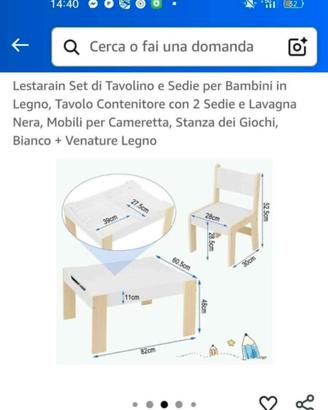 Tavolino per bambini