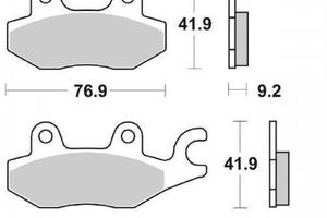 Pastiglie freno Honda VT C Shadow VLC Varadero - S