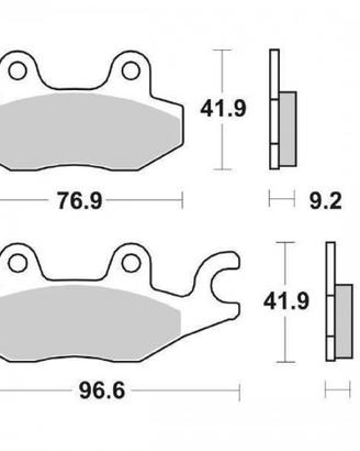 Pastiglie freno Honda VT C Shadow VLC Varadero - S