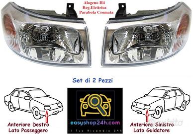 SET 2 FARO FANALE PROIETTORE ANTERIORE DX e SX PER
