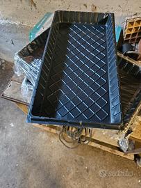 Stock 60 Vaschette da Giardinaggio in Plastica Ner