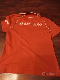 maglia polo rossa Armani Jeans