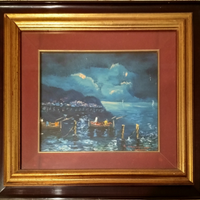 2 quadri olio su tela,dipinti di Roberto Carignani