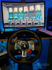 Logitech g29 con supporto 
