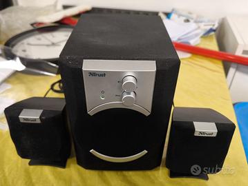 SISTEMA AUDIO TRUST2.1 CON SUBWOOFER E 2 SATELLITI