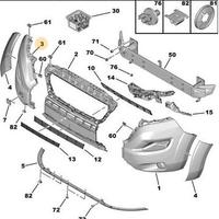 Paraurti anteriore destro peugeot fiat citroen