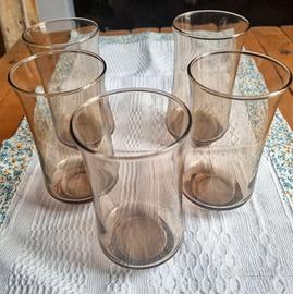 5 bicchieri vintage Bolero