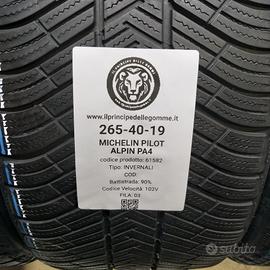 2 GOMME 265 40 19 MICHELIN A61582