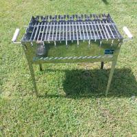 Barbecue griglia portatile  in inox