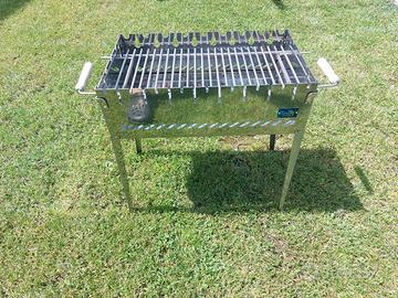 Barbecue griglia portatile  in inox