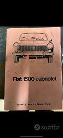 Manuale uso manutenzione  ￼iat 1500 anni 1960