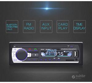 AUTORADIO 1 DIN BLUETOOTH MP3 USB SD AUX