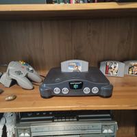 Nintendo 64 + 3 giochi + joystick + rumble pak 