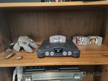 Nintendo 64 + 3 giochi + joystick + rumble pak 