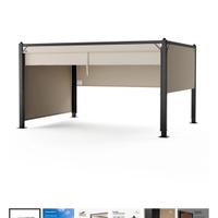 Pergotenda 4x3 Blumfeldt Pantheon Cortina