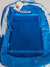 Zaino Smemoranda con porta casco colore blu