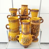 collezione di 6 vasi fiorentini anni 60 