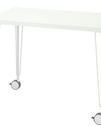Scrivania (5) con ruote - Linnmon/Krille Ikea