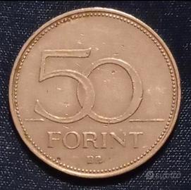 Moneta da 50 Forint del 2003 Ungheria 