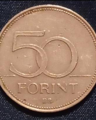 Moneta da 50 Forint del 2003 Ungheria 