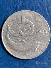 5 lire 1955