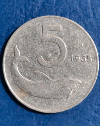 5 lire 1955