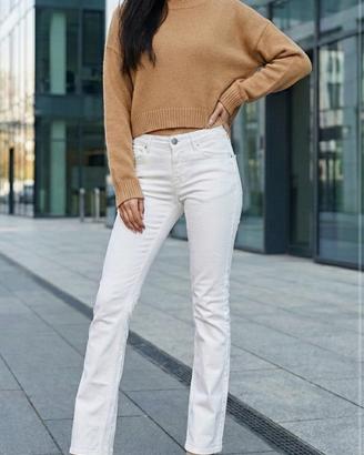 Dkny pantaloni bianchi donna