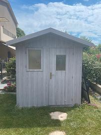Casetta da giardino in pvc 2Mx2M