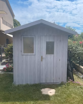 Casetta da giardino in pvc 2Mx2M