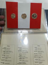 set monete Peru 