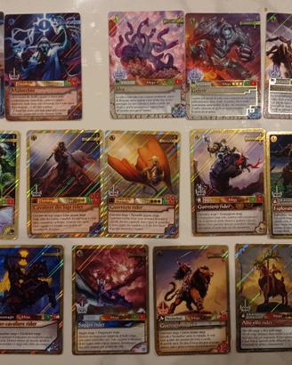 Lotto carte Fantasy Riders Panini