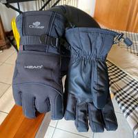 casco + guanti da sci
