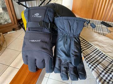casco + guanti da sci