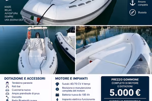 Gommone 5 metri Suzuki 40/70 CV 4T SENZA PATENTE