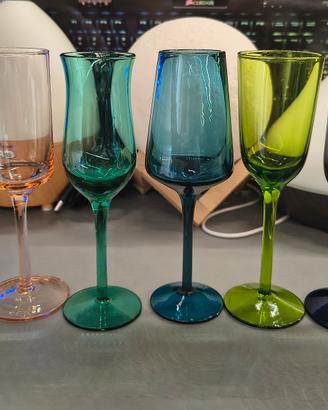 bitossi home diseguale calici piccoli grappa n6