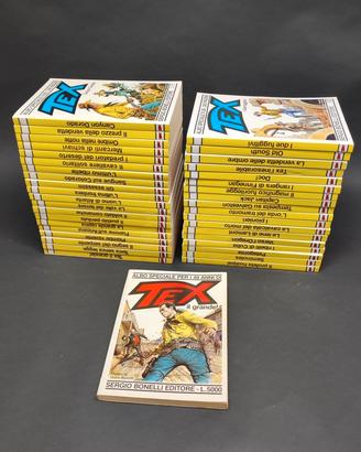 Tex albo gigante Texoni, 38 numeri differenti e il