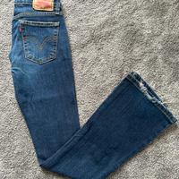 Jeans Levi’s 524 bootcut blu medio 36 donna