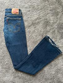 Jeans Levi’s 524 bootcut blu medio 36 donna