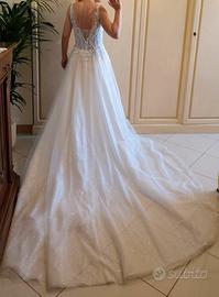 Abito da sposa color champagne