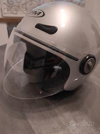 Casco Jet colore argento