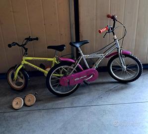 Biciclette Bambini 2pz 2misure
