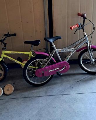 Biciclette Bambini 2pz 2misure