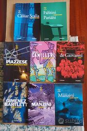 Lotto di otto brevi libri gialli (autori vari)