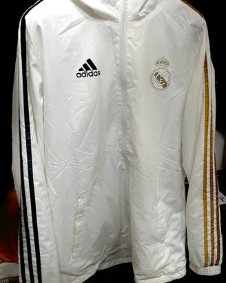 Giacca a vento Real Madrid Adidas nero/oro