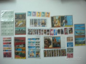 collezione francobolli anni 70